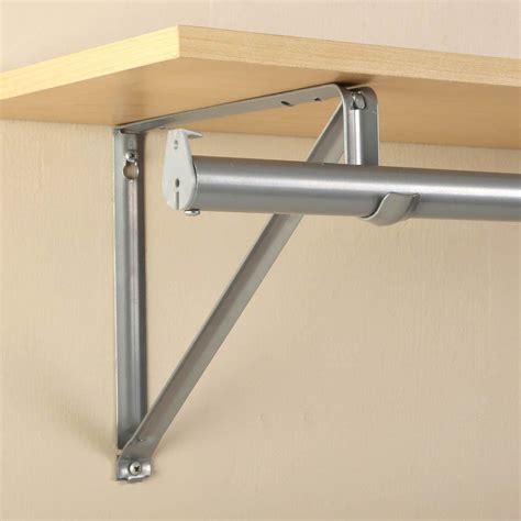 closet metal shelf brackets|closet shelving support brackets.